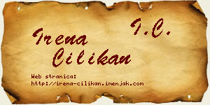 Irena Cilikan vizit kartica